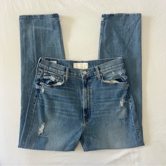 MOTHER Denim - Mother Higu Waisted Study Hover denim